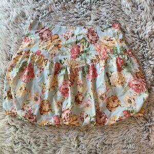 NWT Cider Floral Bubble Skirt
